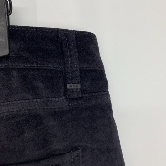 Hudson Jeans Barbara Super Skinny Velvet Purple Ankle NWT - Picture 9 of 12